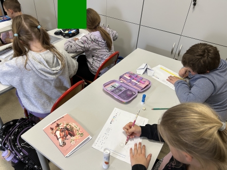 Lekcja informatyki w klasie 2